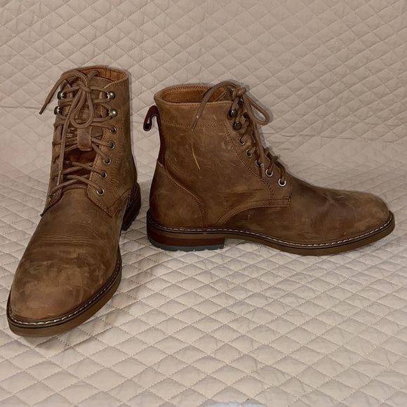 Arkbird Leather & Suede Oxford Ankle Lace up Boots. Natural Brown. Men’s Size 9. - Picture 7 of 9